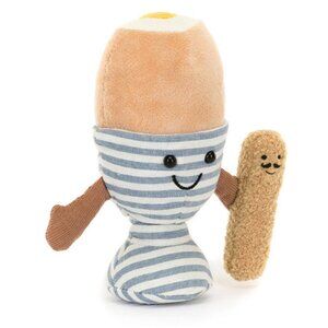 Jellycat Amuseables Eggetha Egg & Lance Soldier, NWT